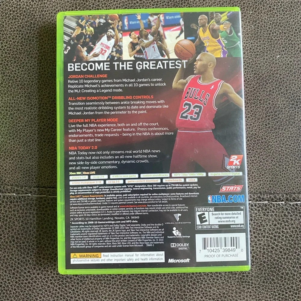 NBA 2K11 (Microsoft Xbox 360, 2010)